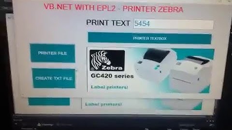 VB.NET and EPL  - Visual Studio Zebra Printer