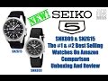 Seiko 5 SNK809 & SNZG15 Comparison | The #1 & #2 Best Selling Watches On Amazon Unbox & Review