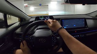 2024 Toyota PRIUS [PHEV, 223 HP] Night POV test ride (Ambient light) #113 CARiNIK