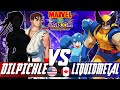 Marvel Vs Capcom:🔥Dilpickle Vs LiquidMetalX🔥| High Level Gameplay.