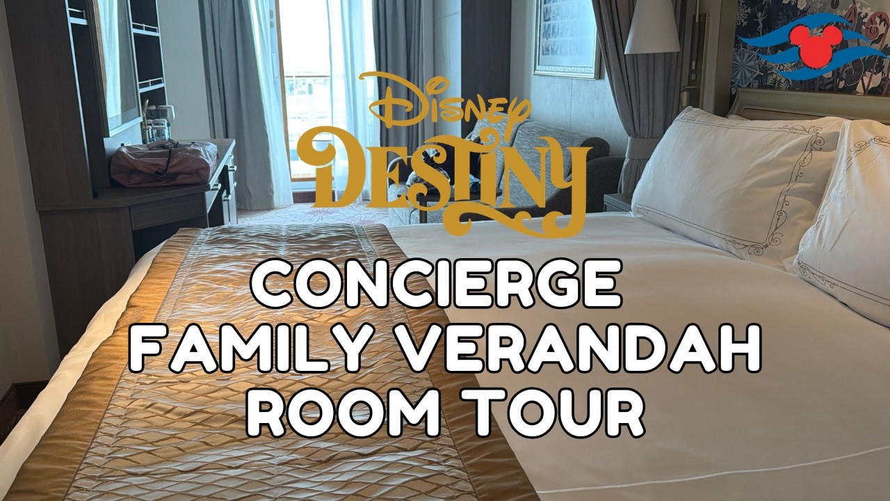 Disney Destiny 2026 Room Tour Concierge Family Verandah