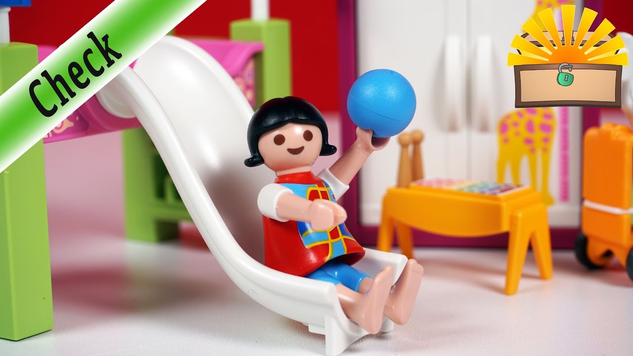 Kinderzimmer mit hochbett rutsche! playmobil 5579 film deutsch ... Kinderzimmer rutsche