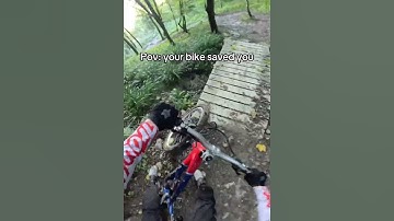 Close call #bike #mtb #viral #pov #gopro #mountainbike #crash #save