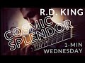 Cosmic splendor  1minute wednesday 94  rd king acoustic fingerstyle guitar