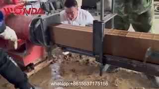 Wangda WD280 small vacuum clay extruder making perforated brick porous brick hollow brick block