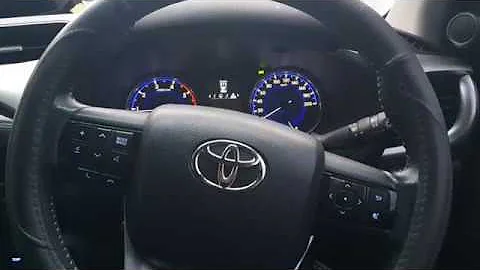 Toyota Hilux 2.8L Diesel How to Reset Fuel Filter light 2015-2020 models