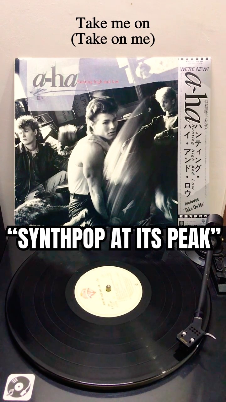 a-ha - Take On Me (1985 Japan) | Vinyl Preview #80smusic - YouTube