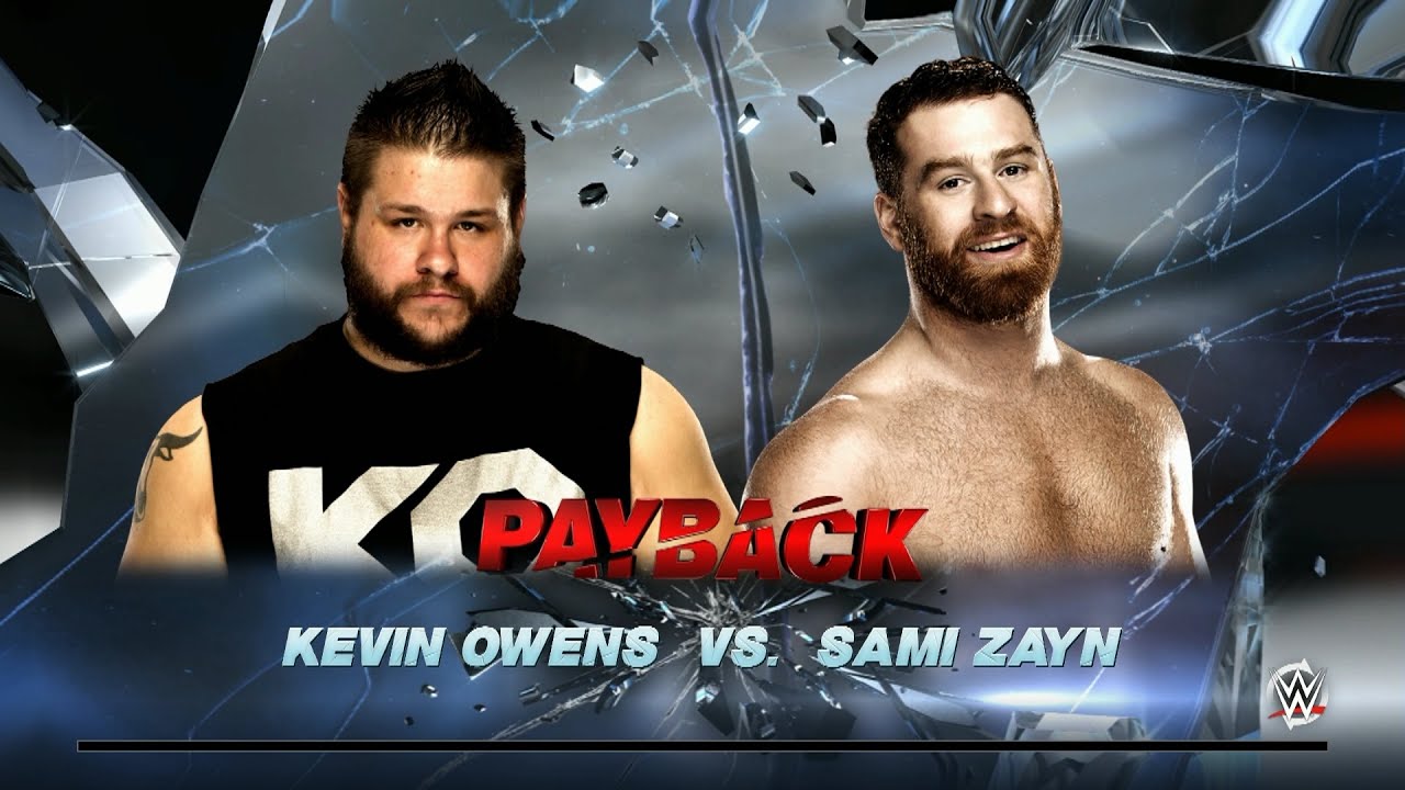 WWE 2K16 Payback 2016 Kevin Owens vs. Sami Zayn