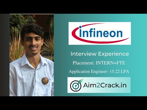 Infineon interview experience | Application Engineer | 15.22 LPA | KLE | Placement#29 | Aim2crack