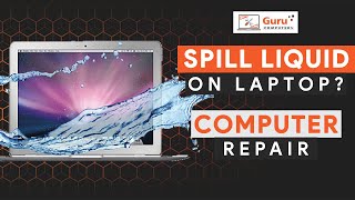 Computer Repair Delta & Surrey - Spill Liquid On Laptop - Water Damage Treatment For Laptops