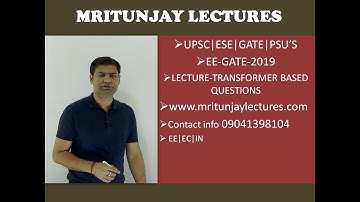 GATE- 2019- EE #TRANSFORMER BASED QUESTIONS||ELECTRICAL MACHINE