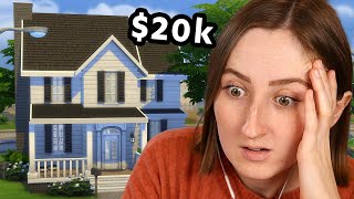 i built a starter home for a HUGE family in the sims