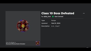 Beating Class 10 boss in Reversed Difficulty Button Simulator