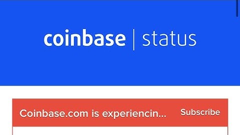Coinbase Crash 🙄 - Not your keys not your coins!