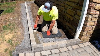 How to install paver edge stone