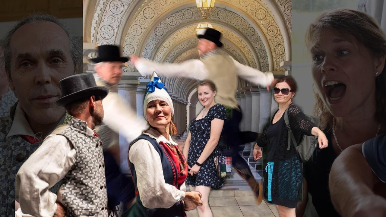 Hää Slovakkias. Rannapiigadega. Kohalikele esinemas.