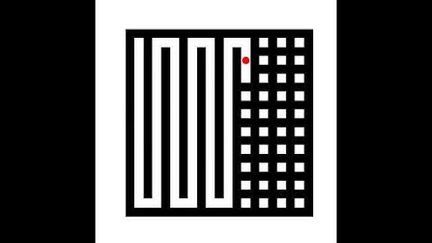 Unicursal Maze Generation Animation: Crafting a Single-Path Maze