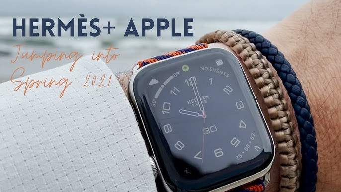 Band Apple Watch Hermès Double Tour 41 mm Gourmette Metal