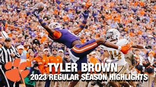 Tyler Brown 2023 Regular Season Highlights | Clemson WR