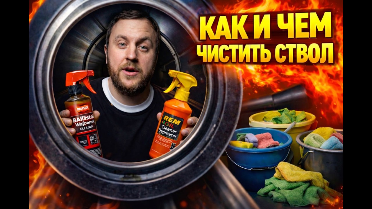 ЧИСТИМ СТВОЛ ПОСЛЕ ОХОТЫ. БЫСТРЫЯ ЧИСТКА РУЖЬЯ.