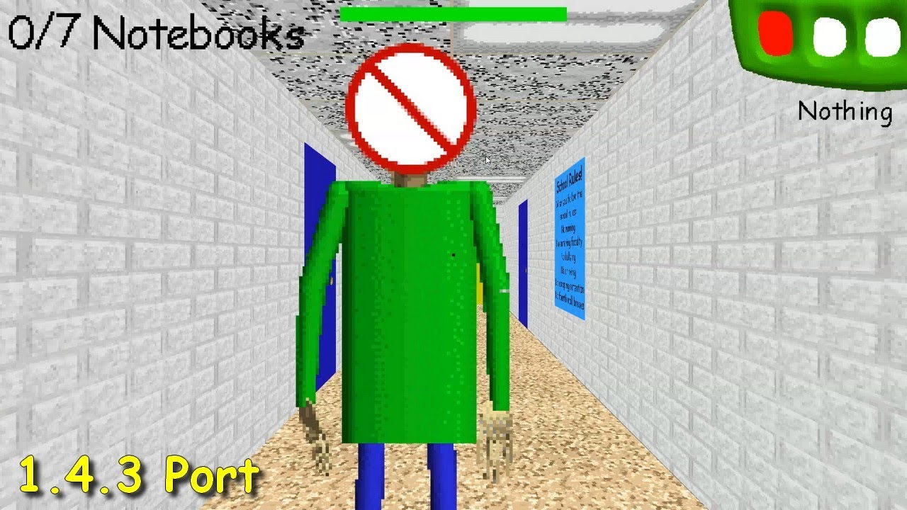 1st Prize's Basics in Education and Learning Port 1.4.3 - Baldi's Basics Mod, Baldi's Basics in Education and Learning