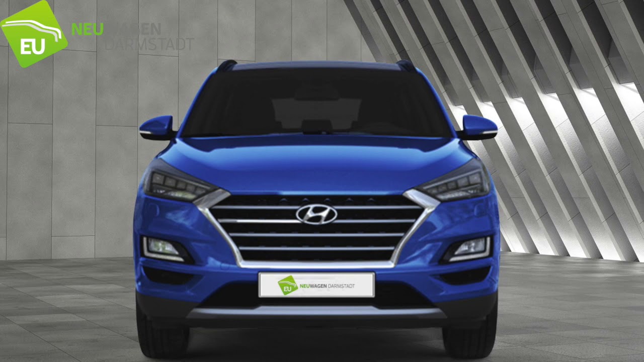 Hyundai Tucson Champion Blue Metallic - TOP Ausstattung - EU Neuwagen DA -  YouTube