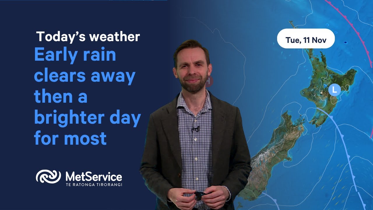 NZ Weather Forecast - Tuesday 11th November 2025 - YouTube