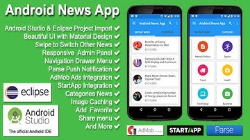Android News App With Admin Panel + Android Studio Project