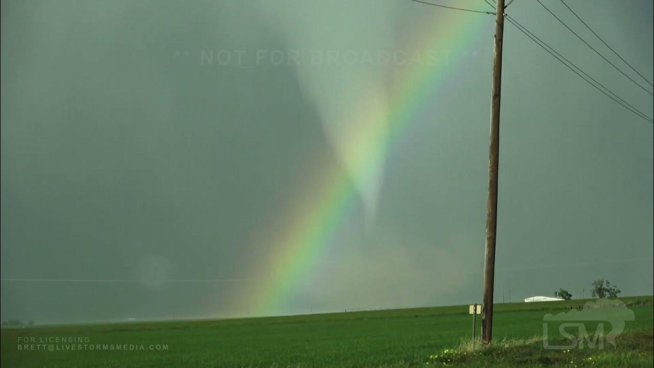 42321, Incredible Tornado With Rainbow! Vernon TX YouTube