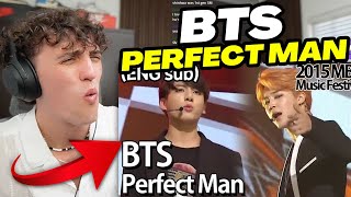 BTS - Perfect Man (Original by, SHINHWA) | REACTION !!!