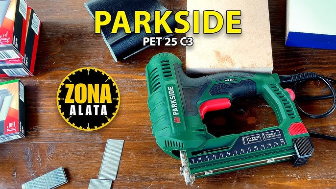 PET DISASSEMBLE, Electric 25 43% C3 OFF Nailer Parkside Stapler