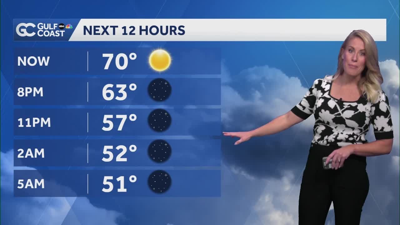 Cold Thursday night for the Gulf Coast - YouTube
