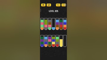 Water sort puzzle level 825