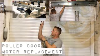 Roller Garage Door Motor replacement, 'How to Repair Electric Door'