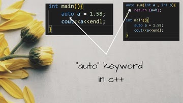 auto keyword in c++ || auto keyword || c++