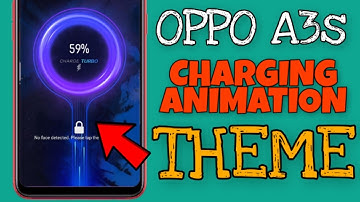 Oppo A3s Charging Animation Best Theme 2019 | For All Oppo & Realme | Faisal Alam Official