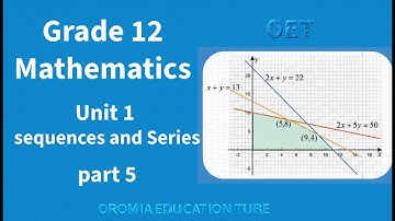 Grade 12 Mathematics Unit 1 part 5  [Sigma notation and Partial sums]