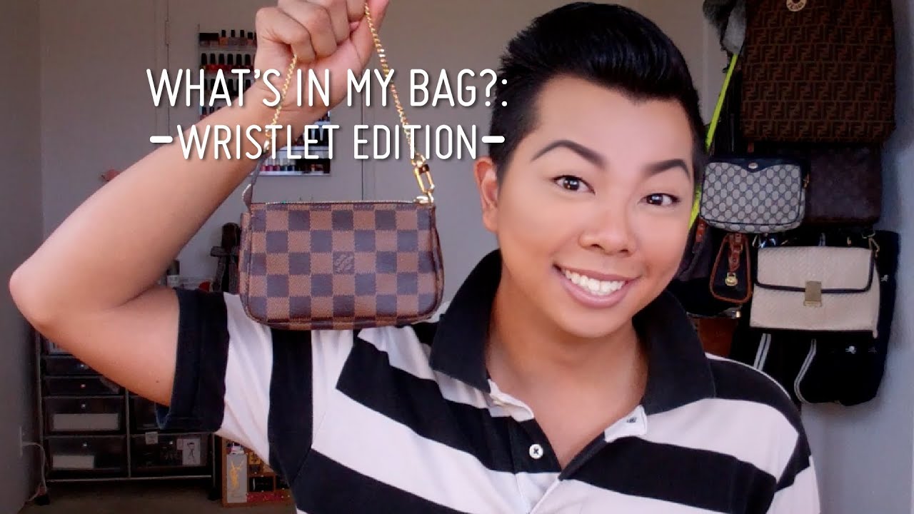 What&#39;s In My Bag?: Wristlet Edition (Louis Vuitton Mini Pochette) | ReeseIsWeird - YouTube