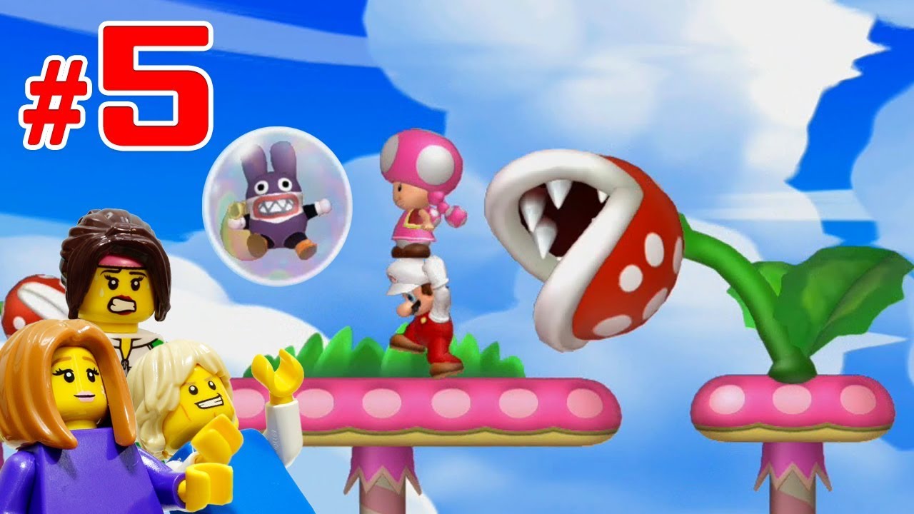 ゲーム遊び】3人で「New スーパーマリオブラザーズ U デラックス #05