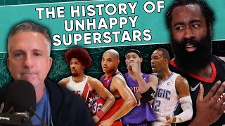 James Harden and the History of Unhappy NBA Superstars Being Traded | The Bill Simmons Podcast