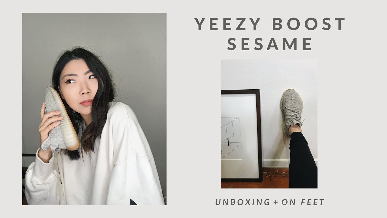 Yeezy Boost 350 V2 Sesame - Unboxing 