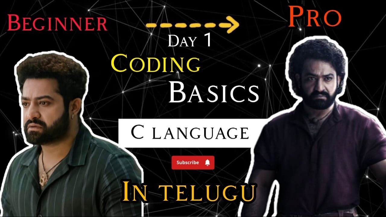 C language tutorial for beginners | In Telugu | Beginner to Pro ...