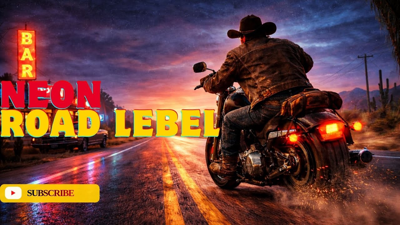 Retro Wave Avenue | Neon Road Rebel | 70s–80s Country Highway Anthem | Cowboy Night Ride Vibes