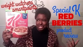 Weight Watchers Smartpoints Special K Red Berries Cereal Product Review