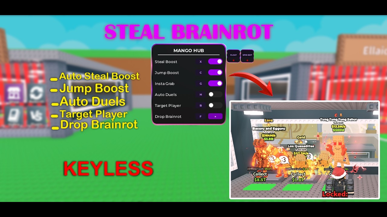 *NEW* Script Dual Steal Brainrot [ Mango Hub ] Keyless - YouTube