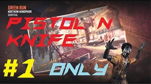 Black Ops II Zombie Challenges #1 "Pistol And Knife Only On Town"