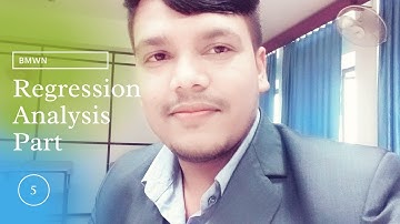 Regression Analysis || Problem Part 5  || For B.com | BBA | BCA | M.Com | MBA | PGDM Students ||