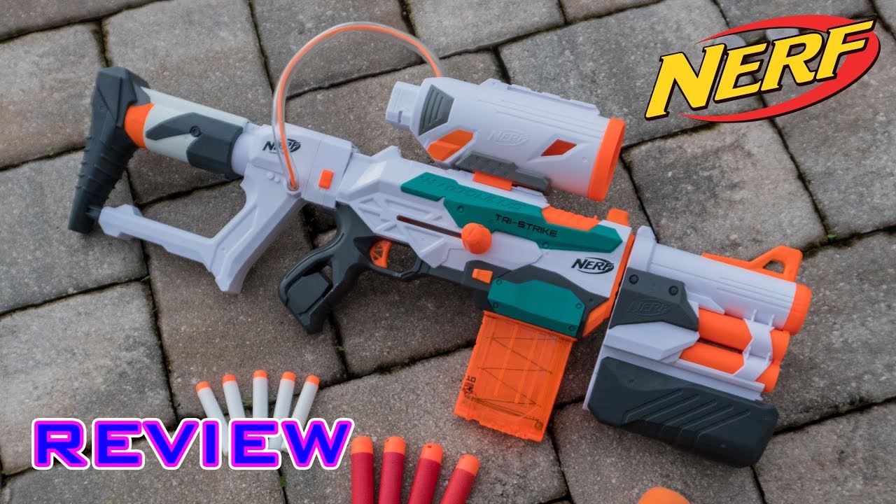 REVIEW] Nerf Elite Longshot CS-6 Unboxing, Review, & Firing Test