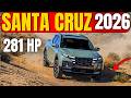 "281 Caballos en una Pickup 'Pequeña': El Santa Cruz 2026 Humilla a Trucks del Doble de Su Precio"