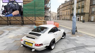 Porsche 911 (964) Reimagined by Singer - Forza Horizon 4 | Thrustmaster TX gameplay
